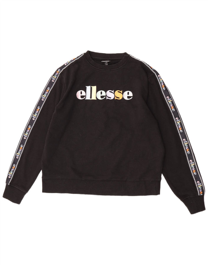Ellesse ženski džemper velike veličine s grafičkim motivima UK 10 Small Black