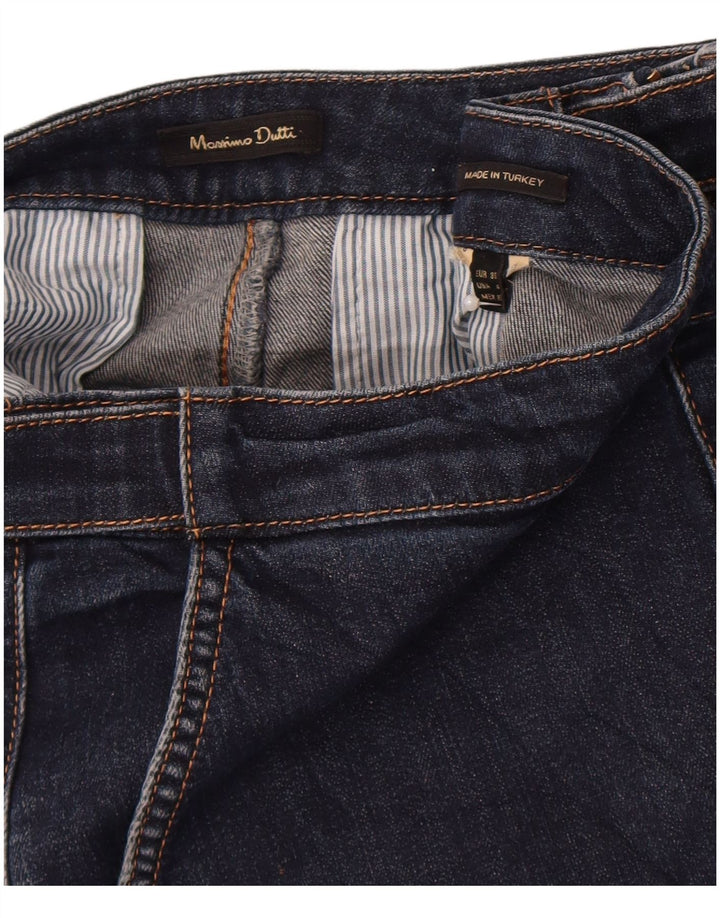 Ženske lepršave traperice Massimo Dutti EU 36 XS W26 L30 tamnoplave