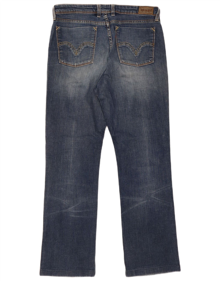 Levi's ženske 627 ravne traperice W34 L30 plavi pamuk