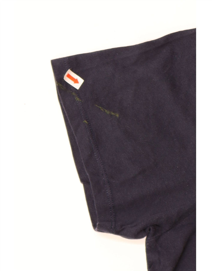 CALVIN KLEIN Velika muška majica s grafičkim motivima, tamnoplava