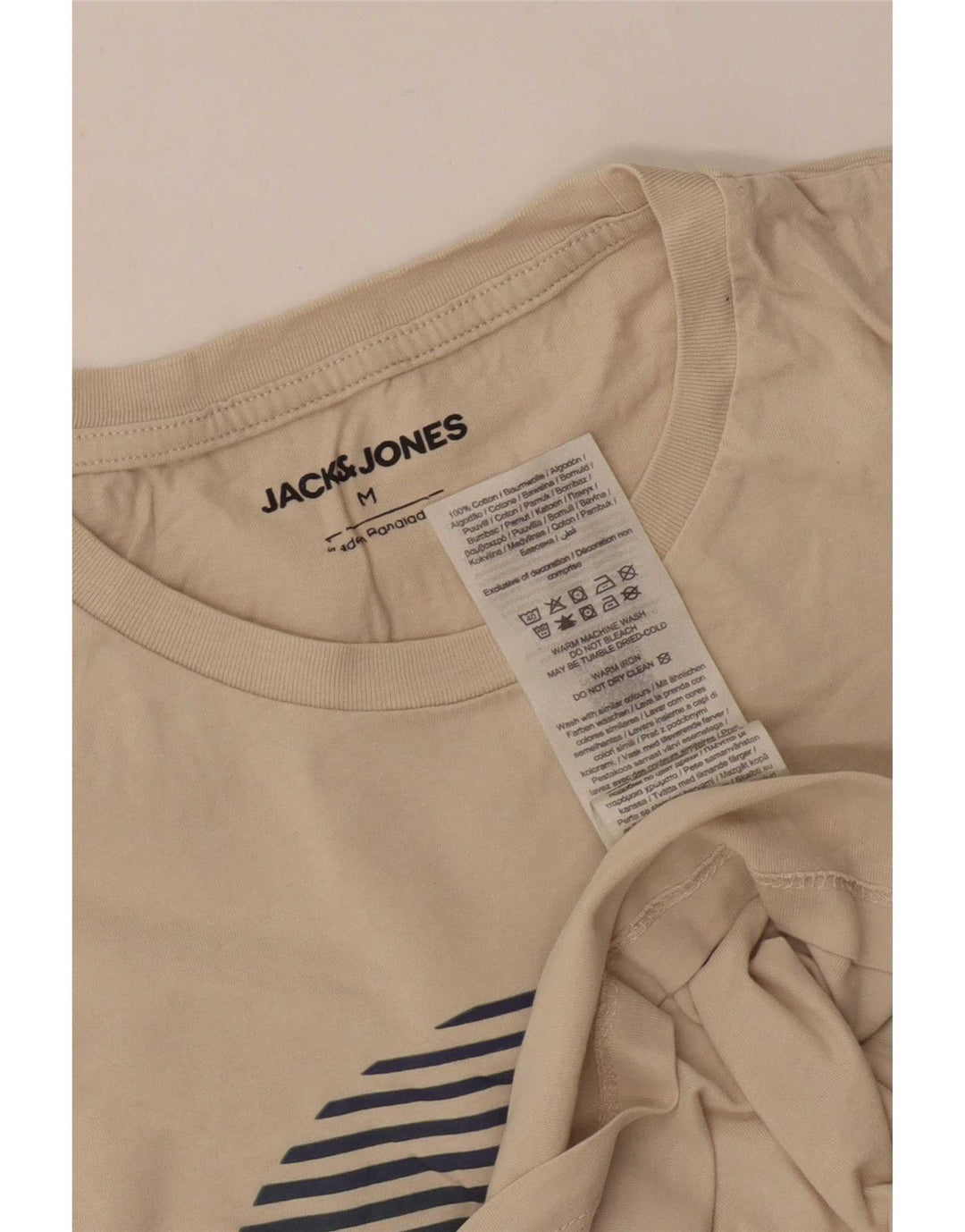 Jack & Jones muška majica kratkih rukava s grafičkim motivima, srednji pamuk