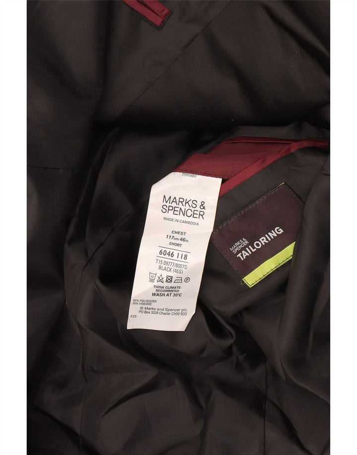 Marks & Spencer muška kratka jakna sa 2 gumba UK 40 velika crna