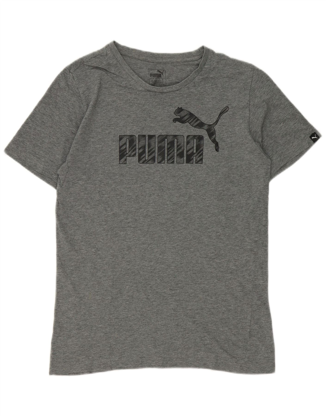 Puma muška majica kratkih rukava s grafičkim motivima, mala siva