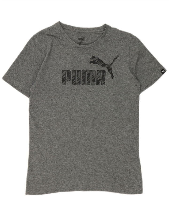 Puma muška majica kratkih rukava s grafičkim motivima, mala siva