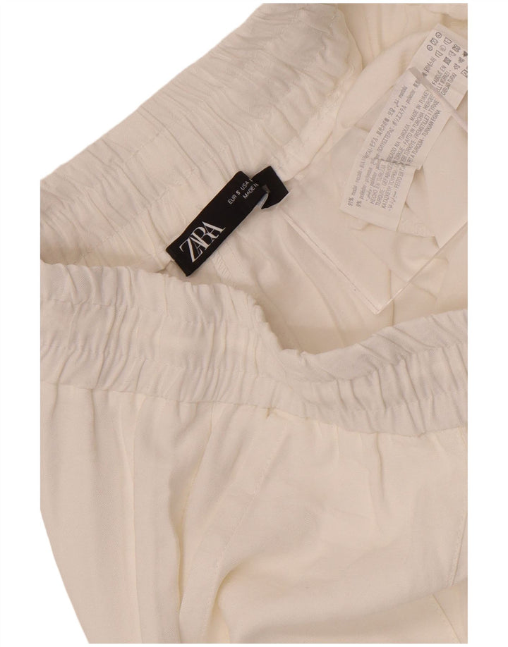 Zara ženske skraćene hlače male W26 L25 bijeli modal