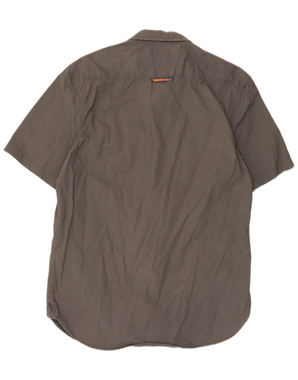 Superdry muška vojna majica kratkih rukava, veliki sivi pamuk