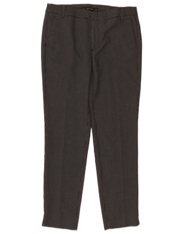 Zara ženske Basic sužene chino hlače EU 34 2XS W24 L27 crni karirani