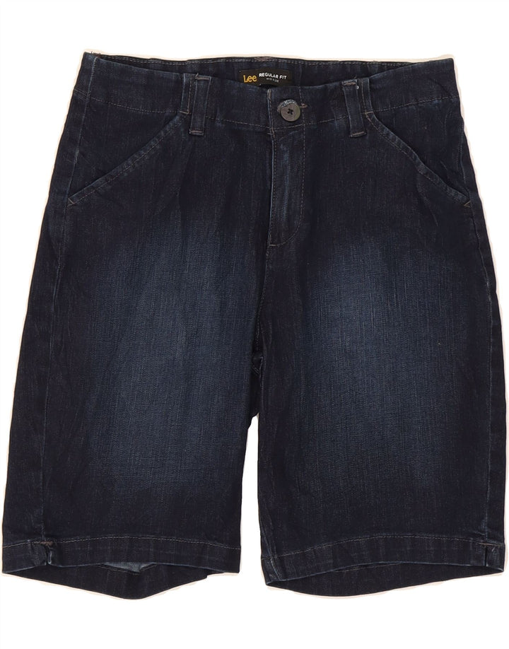 LEE Womens Mid Rise Regular Fit Denim Shorts US 6 Medium W25  Navy Blue Vintage Lee and Second-Hand Lee from Messina Hembry 