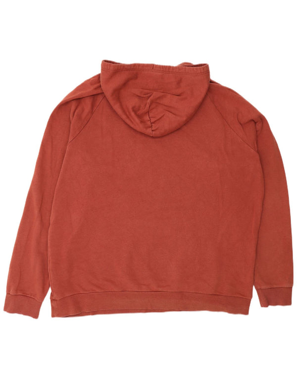 Under Armour Mens Cold Gear Loose Fit Hoodie Jumper 2XL Brown Cotton