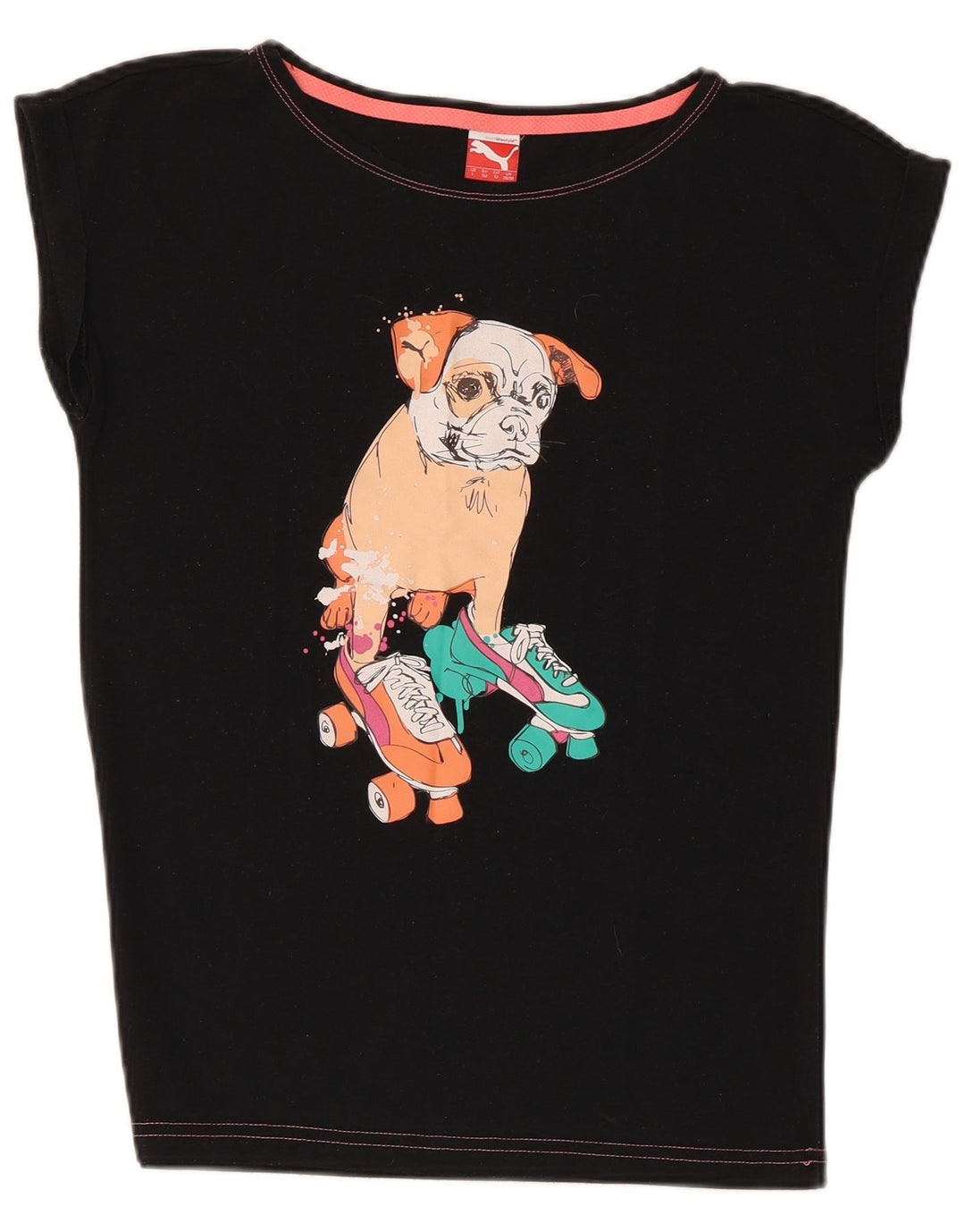 PUMA majica kratkih rukava za djevojčice 11-12 godina crna