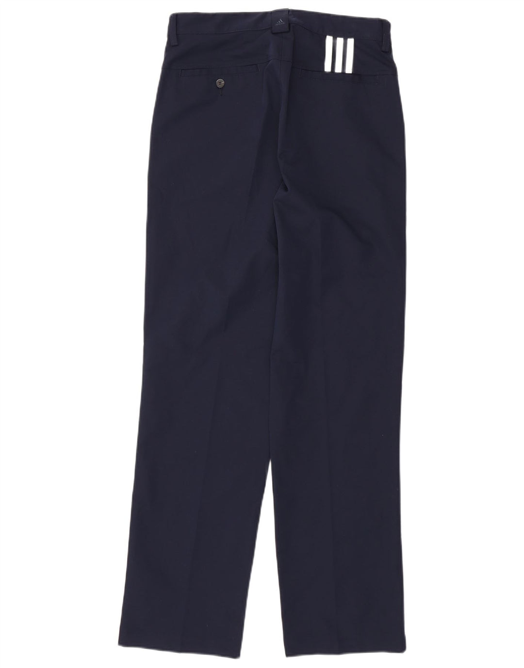 ADIDAS muške Climalite ravne chino hlače W30 L32 tamnoplavi poliester