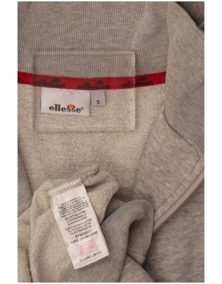 Ellesse ženska gornja jakna trenirke UK 10 Small Grey Flected Cotton