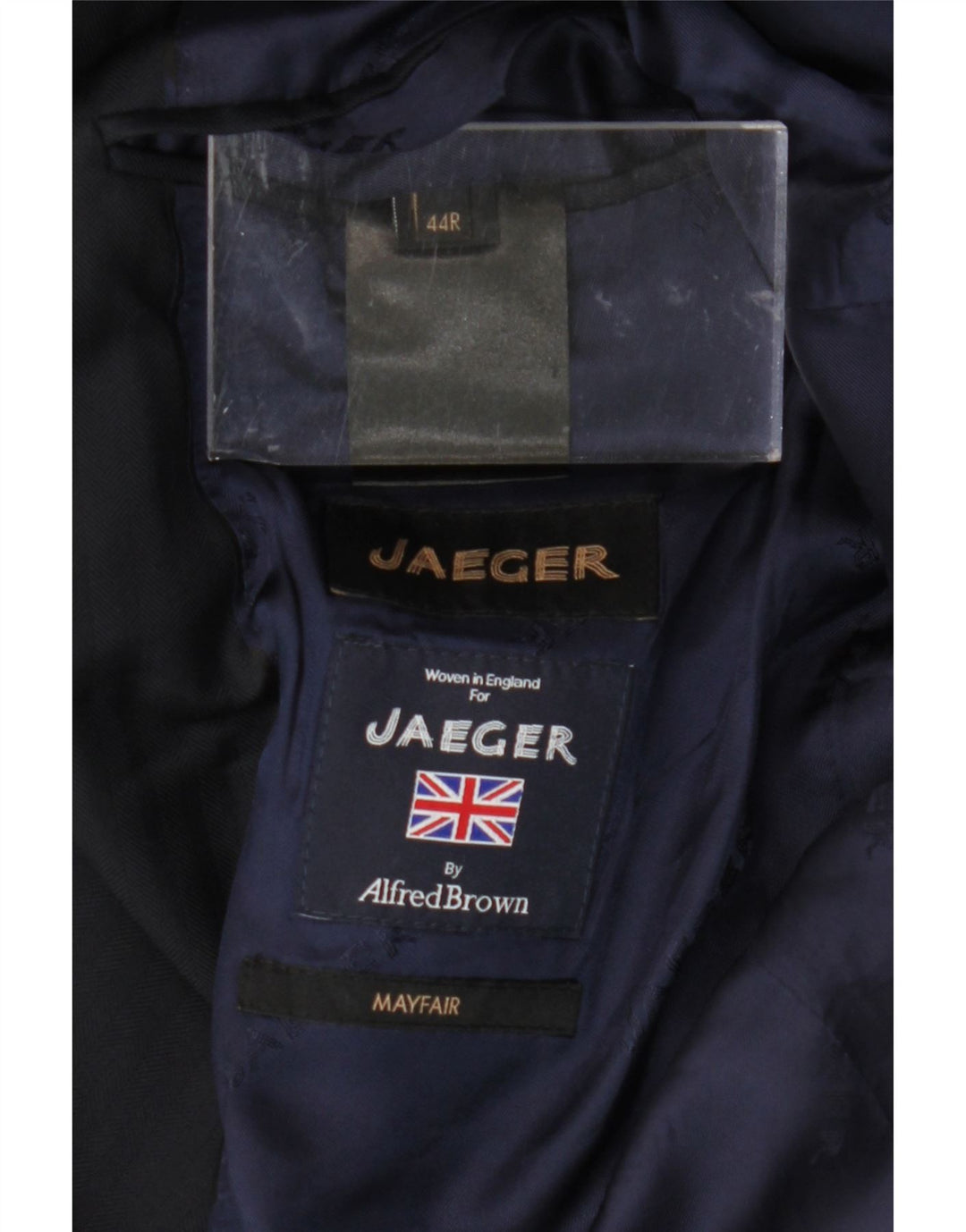 JAEGER Muška jakna sa 2 gumba Alfred Brown UK 44 2XL tamnoplava