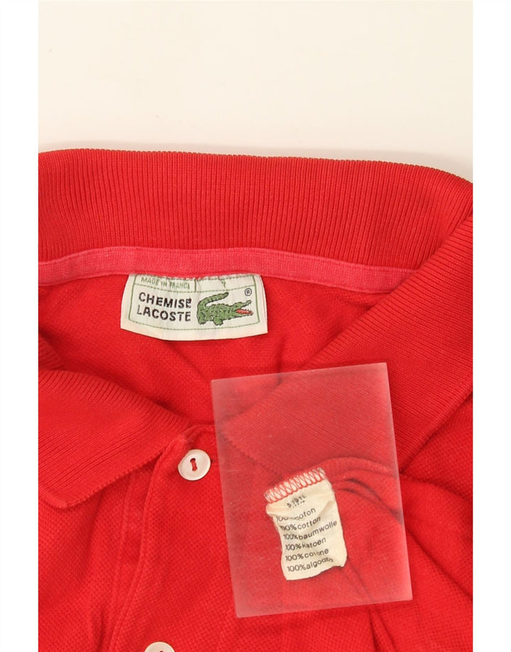 Lacoste muška polo majica veličina 7 2XL crveni pamuk