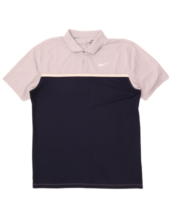 Nike muška polo majica Dri Fit Standard Fit srednje tamnoplave boje