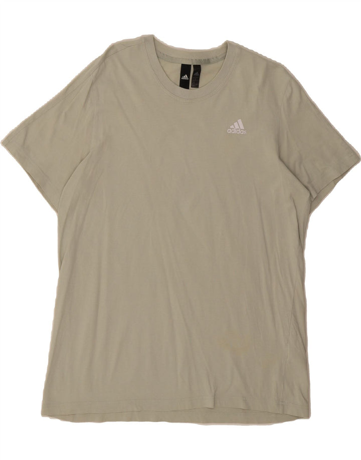 ADIDAS Mens T-Shirt Top Large Green Cotton Vintage Adidas and Second-Hand Adidas from Messina Hembry 