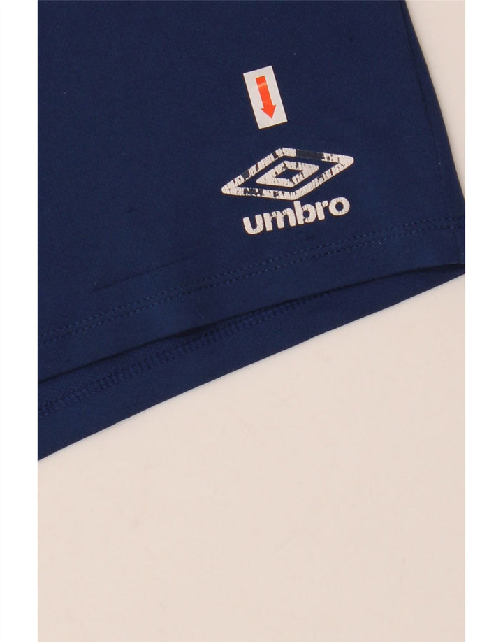 Sportske kratke hlače Umbro za dječake 11-12 godina tamnoplavi poliester