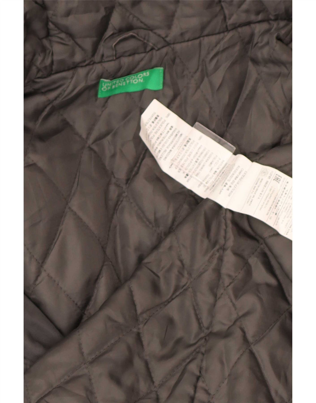 Benetton ženska parka jakna s kapuljačom UK 40 Large Grey Pamuk