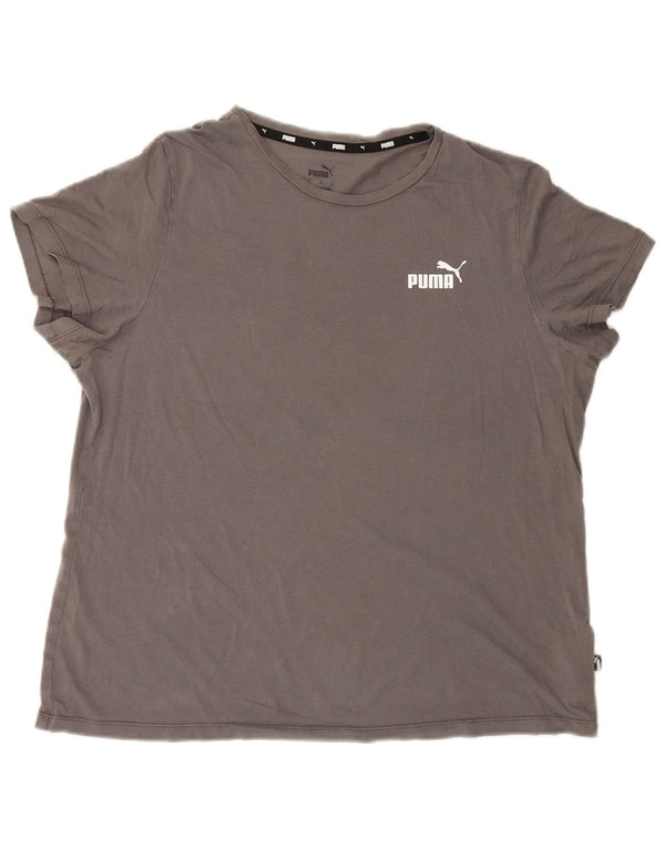 Puma ženska majica kratkih rukava UK 18 XL sivi pamuk