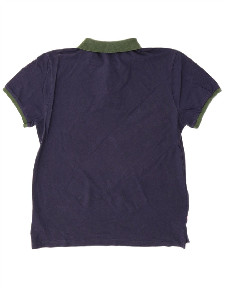 Blauer muška polo majica, veliki tamnoplavi pamuk