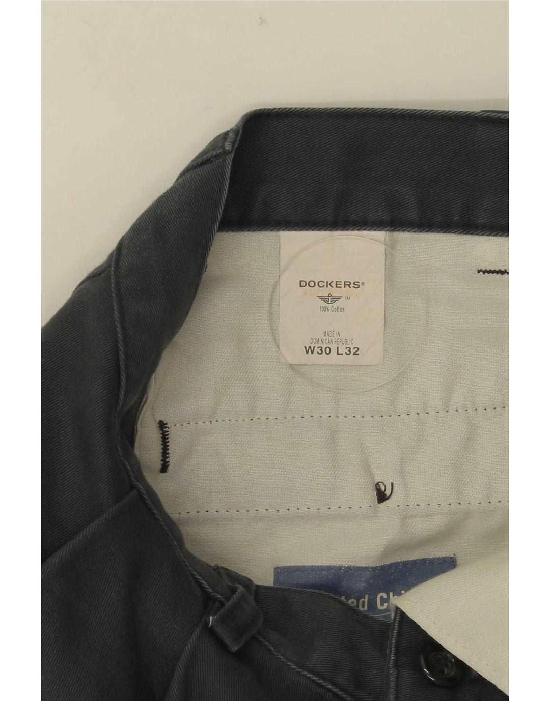 Dockers muške chino hlače s klinovima W30 L32 sive