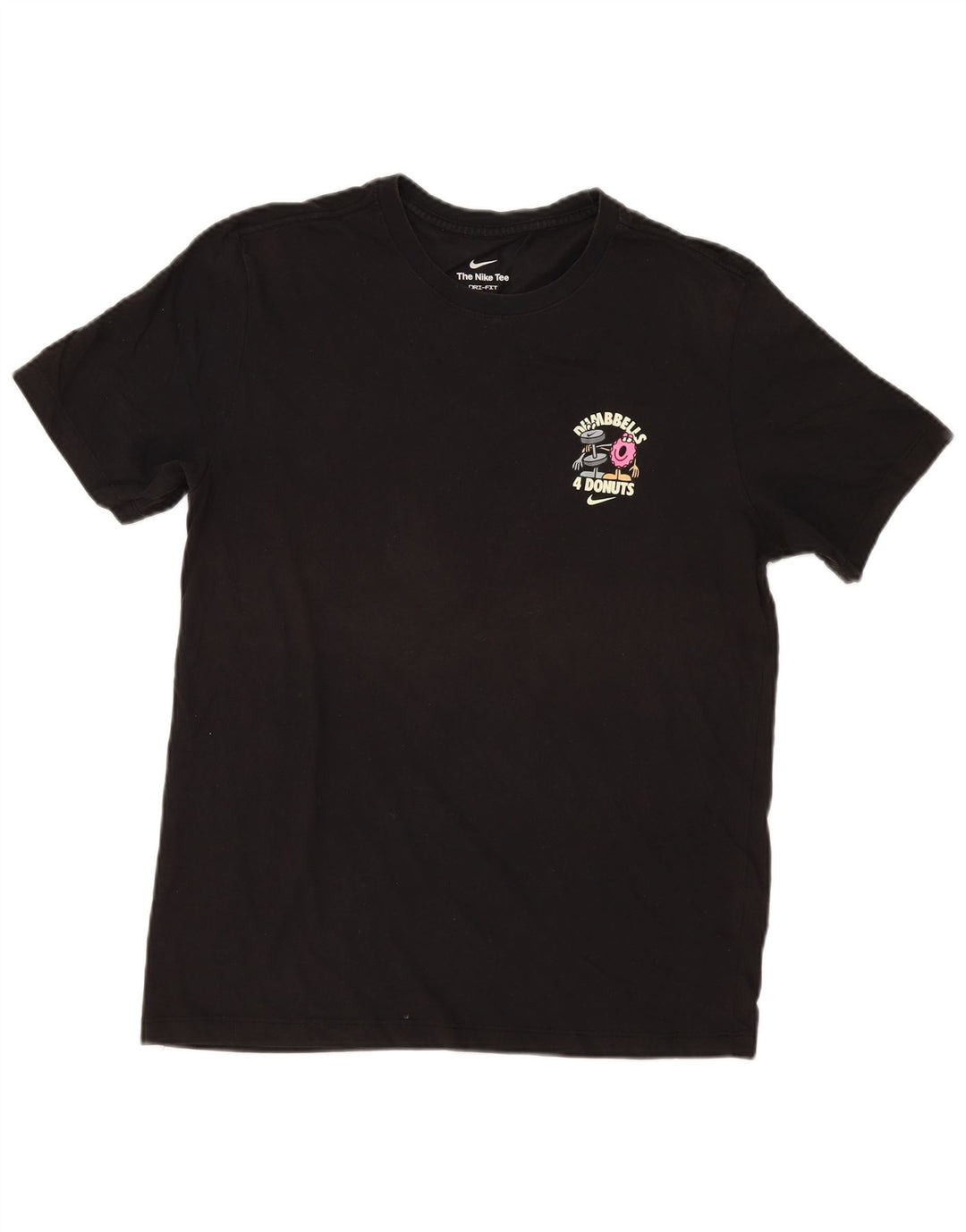 Nike Muška majica s bučicama Donuts Graphic T-Shirt Srednji crni pamuk