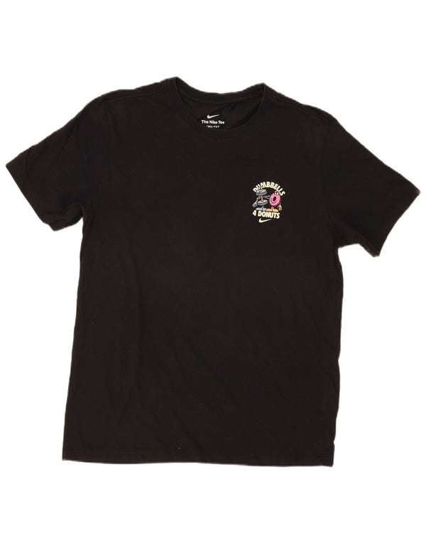 Nike Muška majica s bučicama Donuts Graphic T-Shirt Srednji crni pamuk