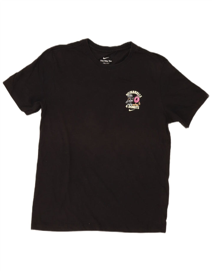 Nike Muška majica s bučicama Donuts Graphic T-Shirt Srednji crni pamuk