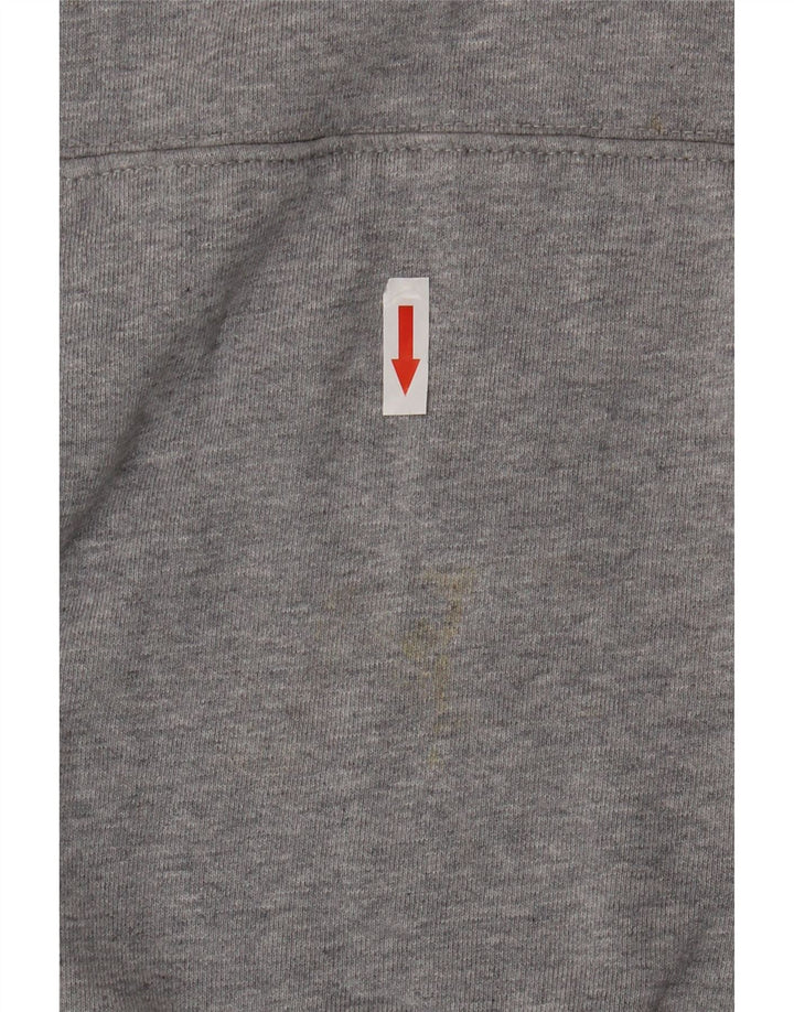 Levi's muška majica s kapuljačom s kapuljačom, veliki sivi pamuk