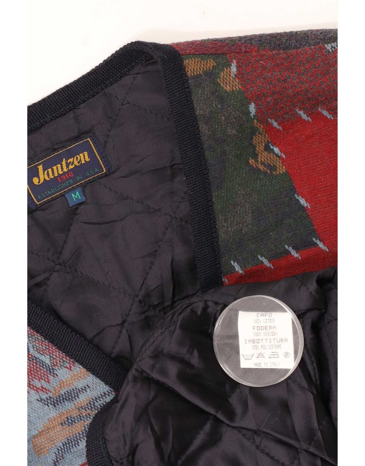 Jantzen Mens Winter Gilet UK 38 Medium Multicolored Patchwork Novitet