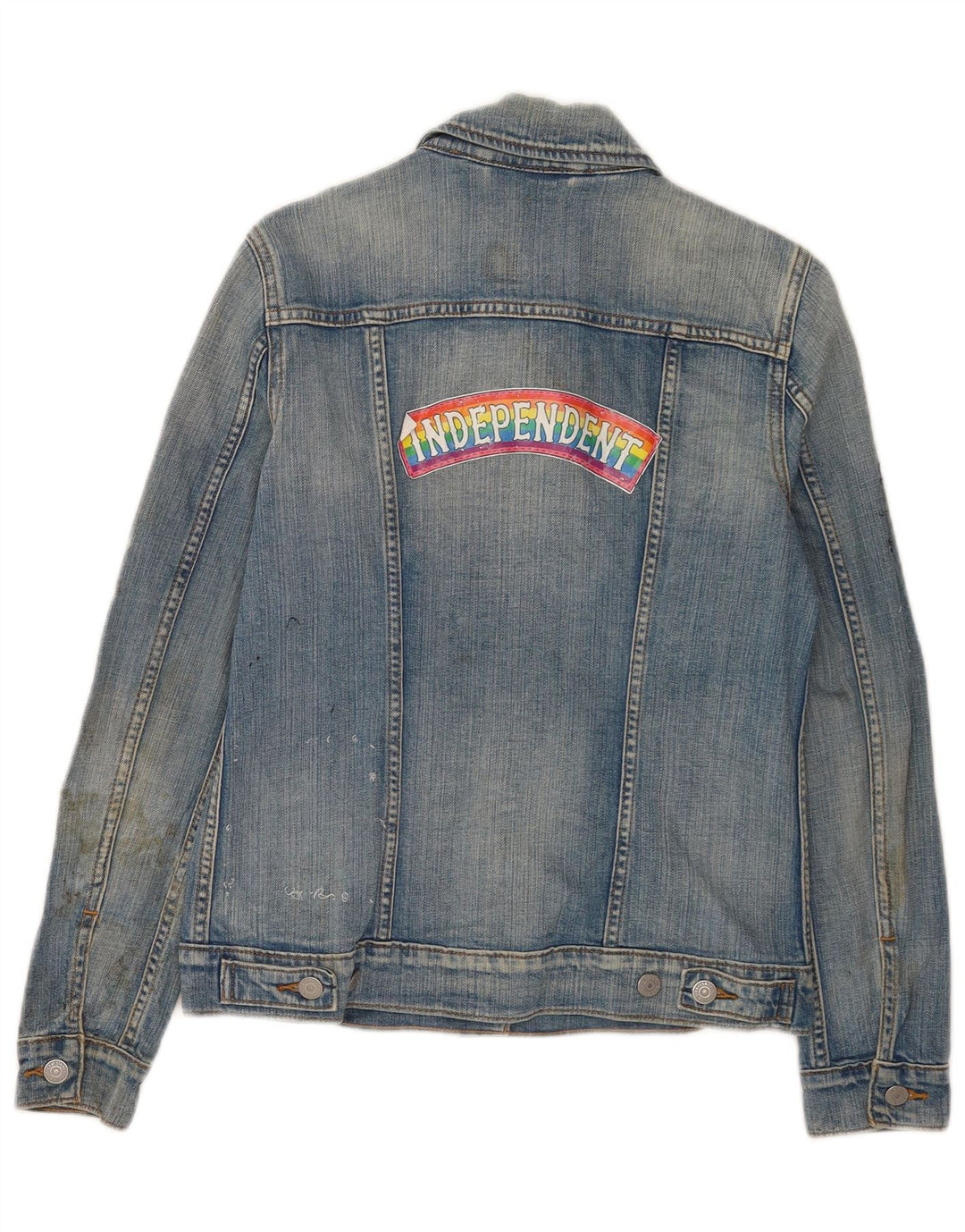 Levi's ženska traper jakna s grafičkim motivima UK 8, mali plavi pamuk