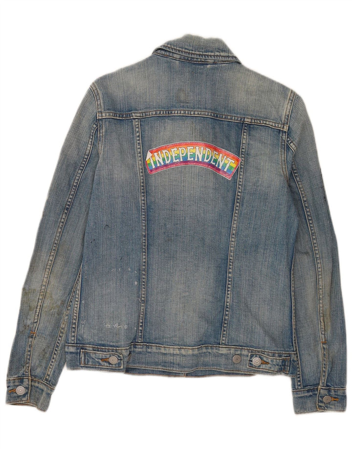 Levi's ženska traper jakna s grafičkim motivima UK 8, mali plavi pamuk