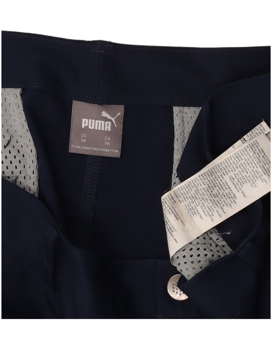 Puma muške chino kratke hlače W38 XL tamnoplavi poliester