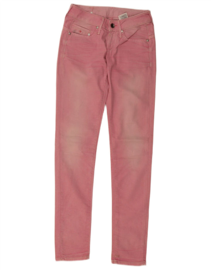 G-STAR Womens Skinny Jeans W25 L30  Pink Polyester