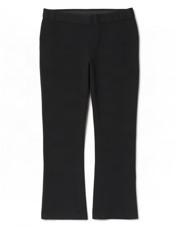 Marks & Spencer ženske ležerne hlače s bootcutom UK 16 Large W34 L28 crne