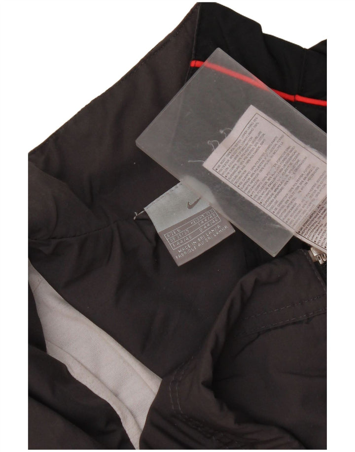 Nike muška trenirka gornja jakna UK 35/37 mala siva poliester u boji