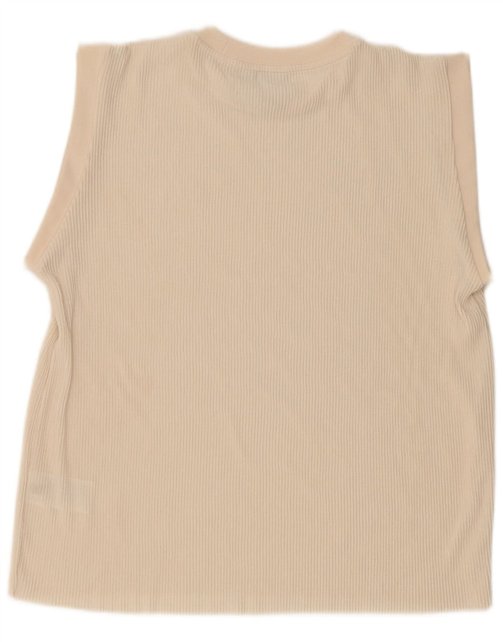 Adidas veliki ženski prsluk UK 8 Small Beige Poliester
