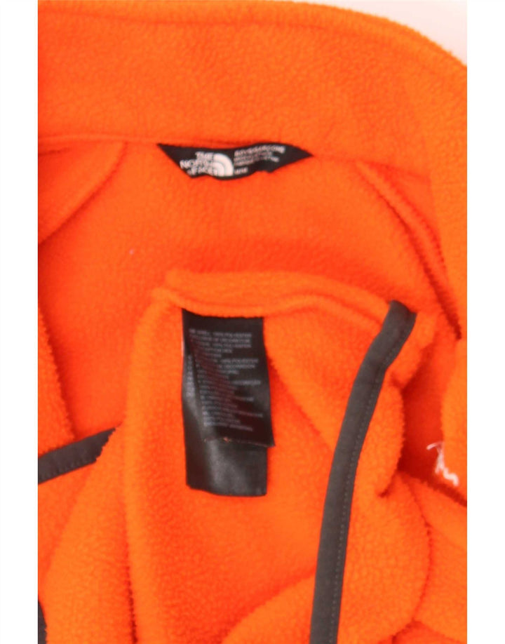 Flis jakna North Face Boys 9-10 godina srednje narančasta od poliestera