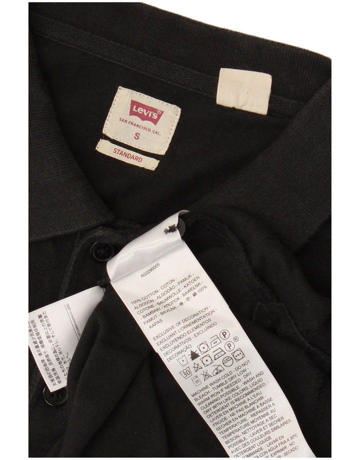 Levi's standardna muška polo majica mala crna pamučna