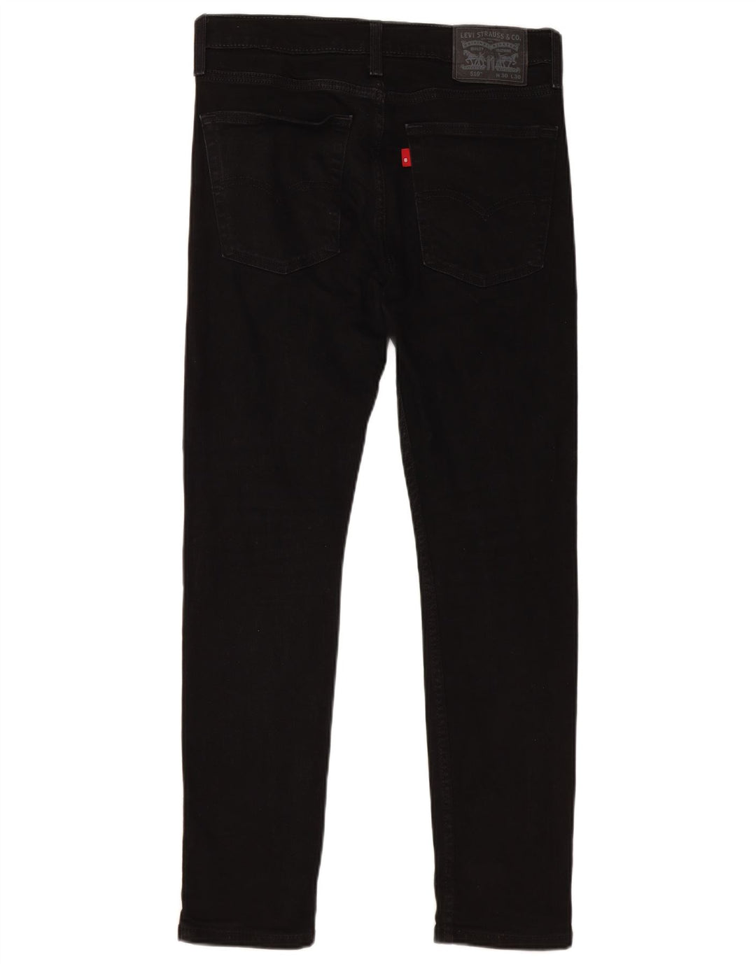 Levi's muške 510 uske traperice W30 L30 crni pamuk