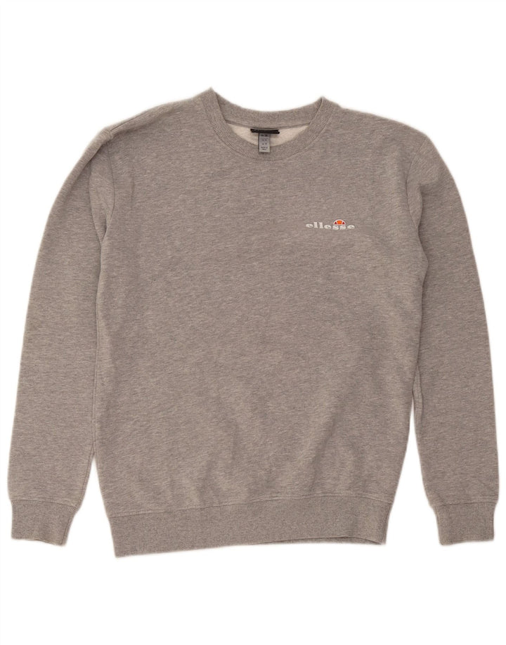 Ellesse Ženska majica s kratkim rukavima UK 8 Mali sivi flekasti pamuk