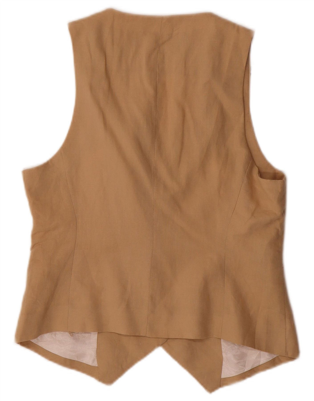 Zara ženski prsluk UK 10 Small Beige Linen