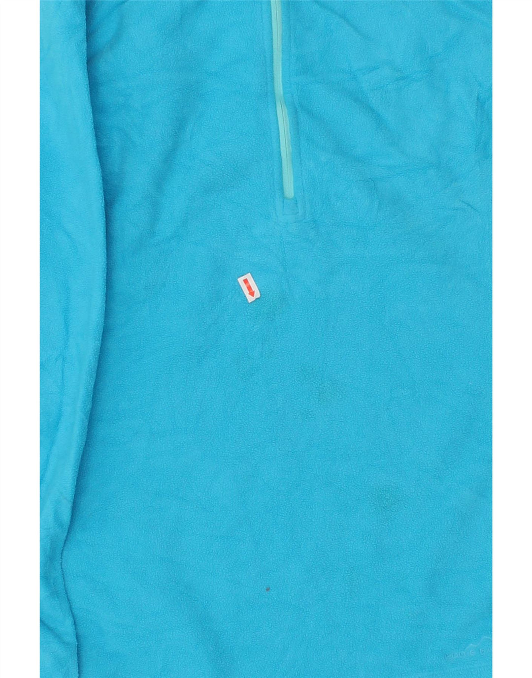 EDDIE BAUER Womens Zip Neck Fleece Jumper UK 16 Large Blue Polyester Vintage Eddie Bauer and Second-Hand Eddie Bauer from Messina Hembry 