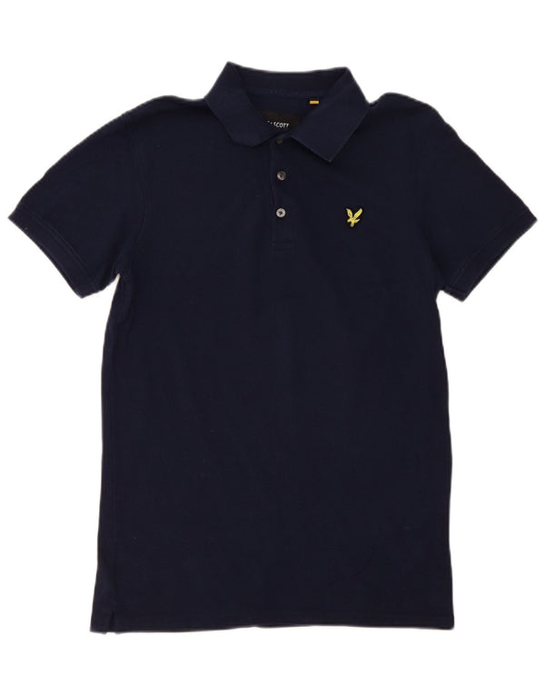 Lyle & Scott muška polo majica mala tamnoplava pamuk