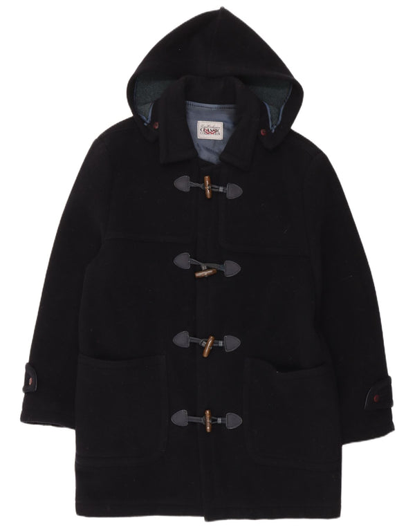 VINTAGE muški duffle kaput s kapuljačom UK 42 XL tamnoplavi