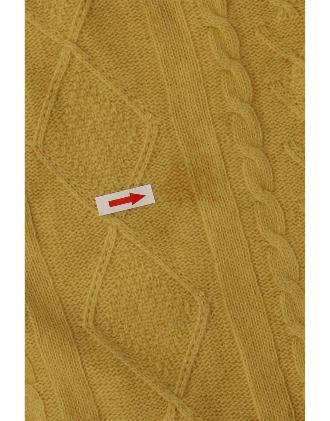 BENETTON ženski džemper s kornjačičastim ovratnikom UK 10 Small Yellow