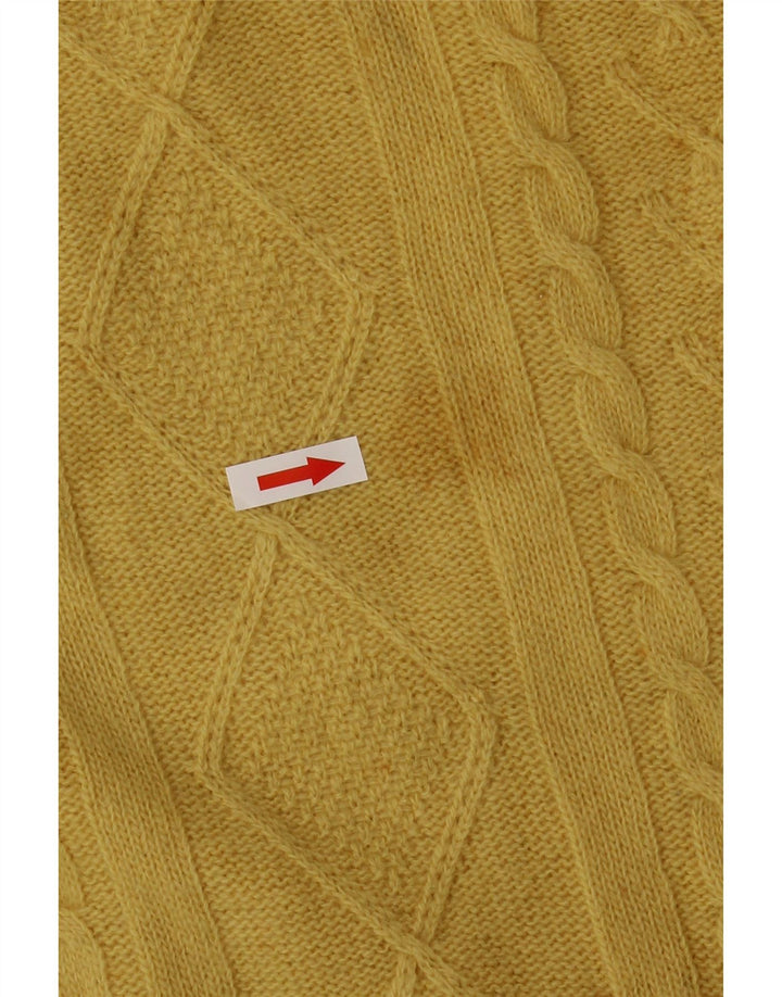 BENETTON ženski džemper s kornjačičastim ovratnikom UK 10 Small Yellow