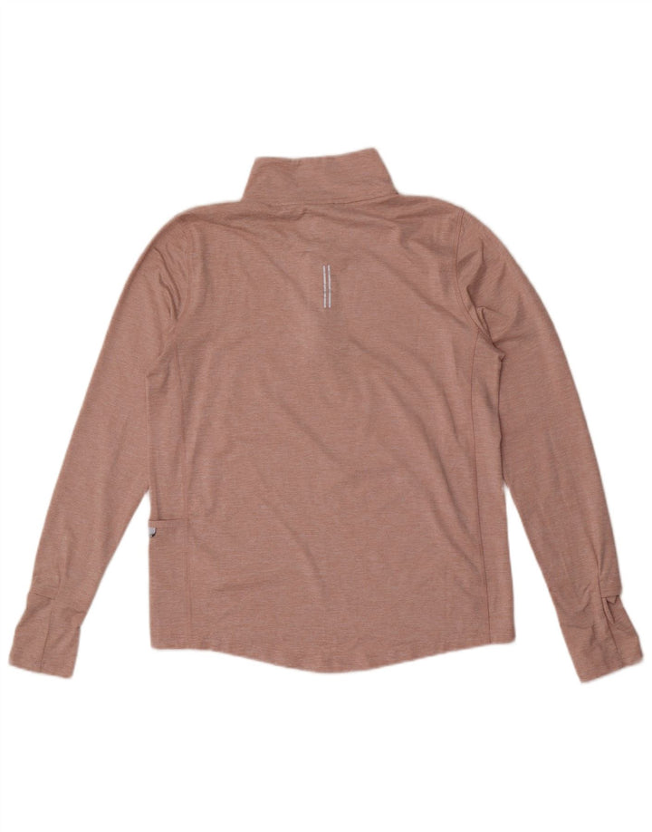 Nike Ženski Dri Fit Pulover Trenirka Top UK 10 Small Pink Flecked