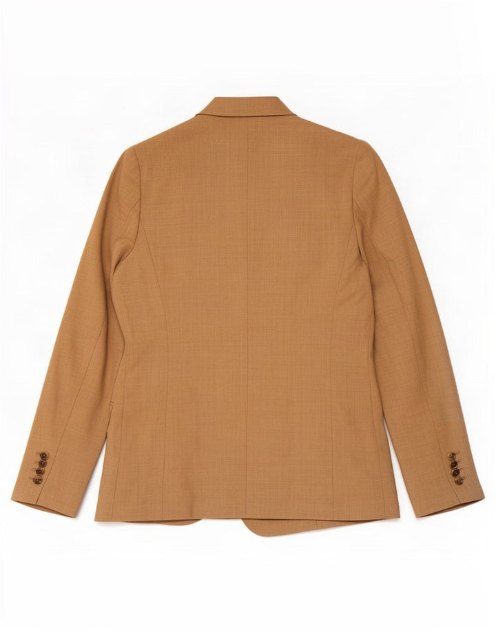 J. Crew Ženska jakna s 2 gumba, velika smeđa vunena jakna US 10