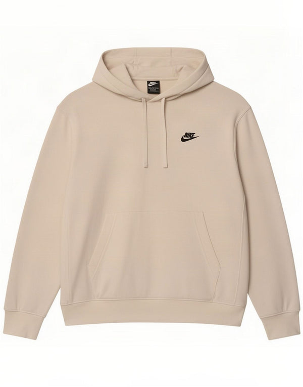 Nike Mens Oversized Hoodie Jumper Medium White Cotton